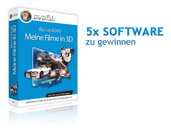 5x DVDfab Meine Filme in 3D zu gewinnen
