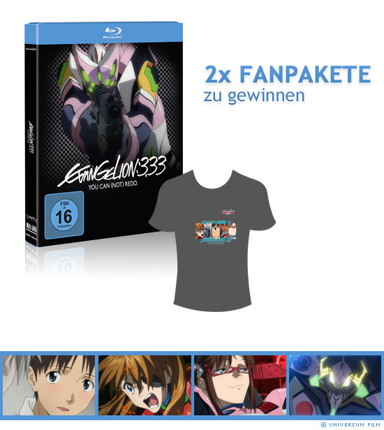 2x Evangelion 3.33 Blu-ray Fanpakete zu gewinnen