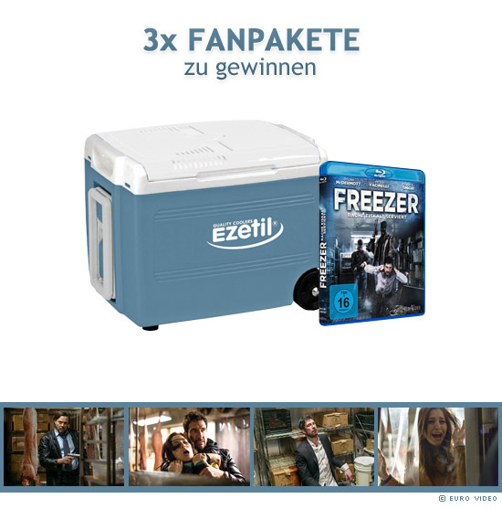 1x Kühlbox + Freezer - Rache eiskalt serviert Blu-ray und 2x Freezer - Rache eiskalt serviert Blu-ray zu gewinnen