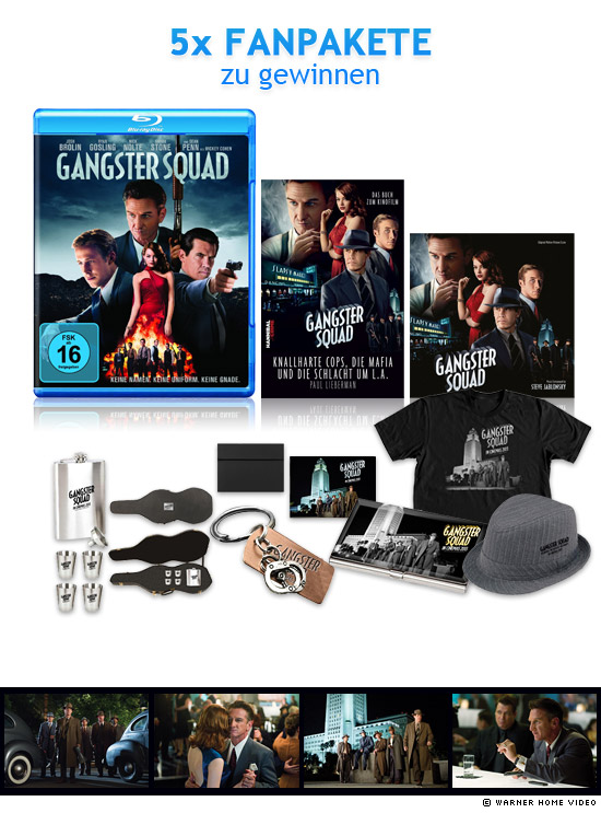 5x Gangster Squad Fanpakete zu gewinnen