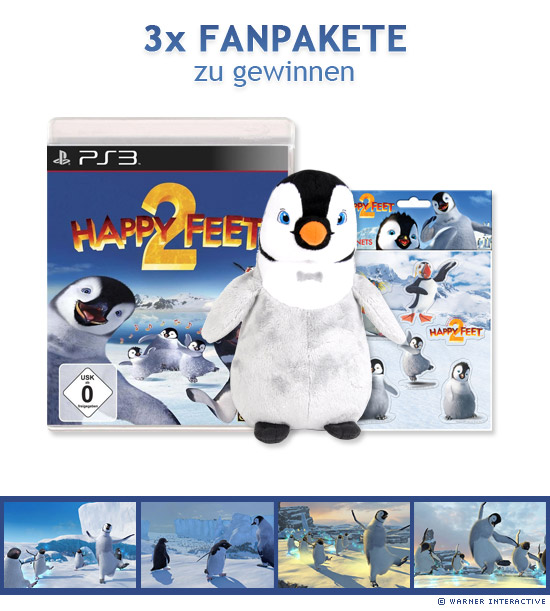 Happy Feet 2 - Das Videospiel Fanpakete zu gewinnen
