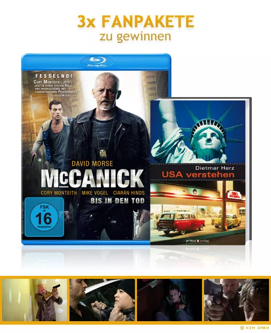 3x McCanick - Bis in den Tod Blu-ray Fanpakate zu gewinnen
