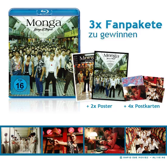 Monga - Gangs of Taipeh Fanpakete zu gewinnen