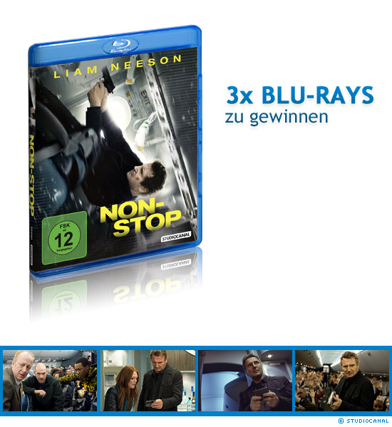 3x Non-Stop Blu-rays zu gewinnen