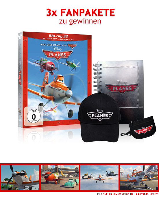 3x Planes 3D Blu-ray Fanpakete zu gewinnen