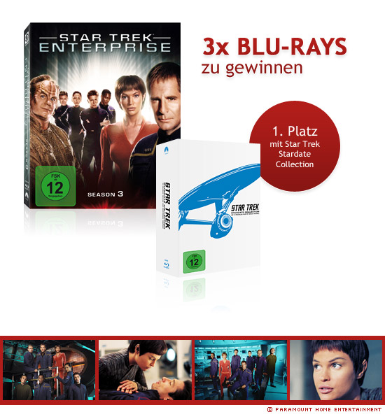 3x Star Trek: Enterprise - Die komplette dritte Staffel Blu-ray zu gewinnen