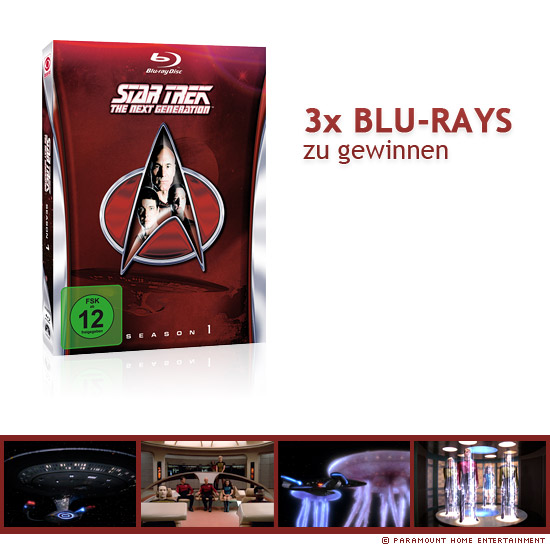 3x Star Trek: The Next Generation - Staffel 1 auf Blu-ray Disc zu gewinnen