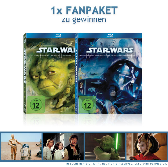 1x Star Wars - Trilogie I-VI  zu gewinnen