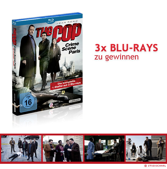 3x The Cop: Crime Scene Paris - Staffel 1 Blu-rays zu gewinnen