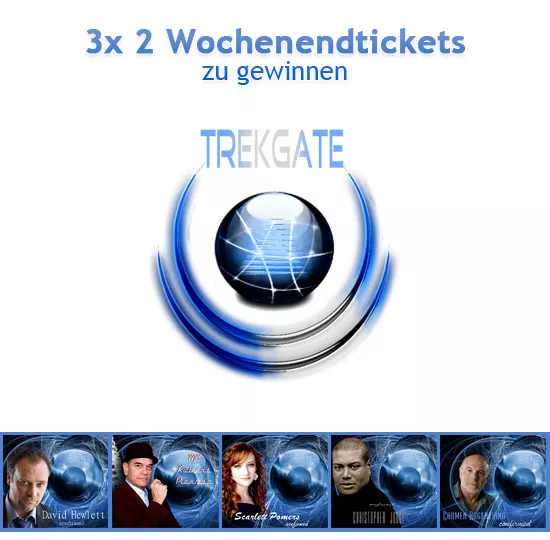 3x 2 Wochenendtickets für die Trekgate Messe zu gewinnen