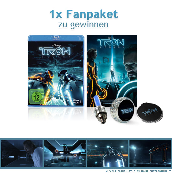 Tron: Legacy Blu-ray zu gewinnen