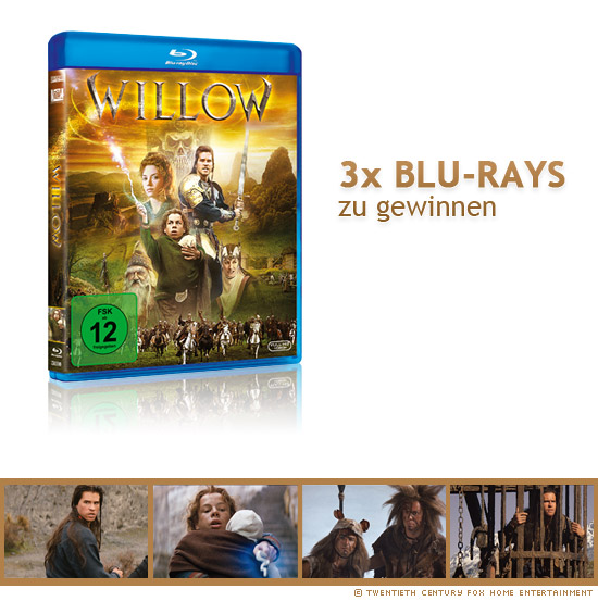 3x Willow (1988) Blu-rays zu gewinnen