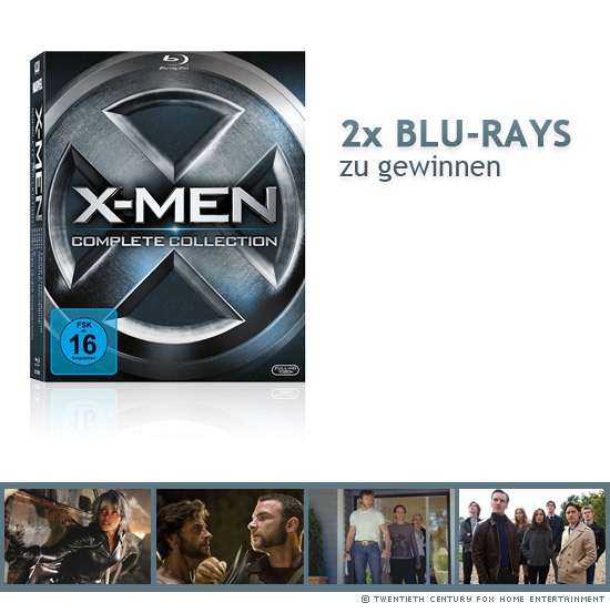2x X-Men (1-5) Collection auf Blu-ray Disc zu gewinnen