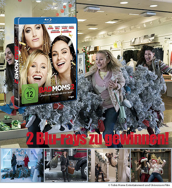 Verlosung: 2 Blu-rays Bad Moms 2