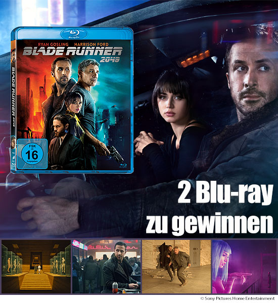 Verlosung: 2 Blu-rays Blade Runner 2049
