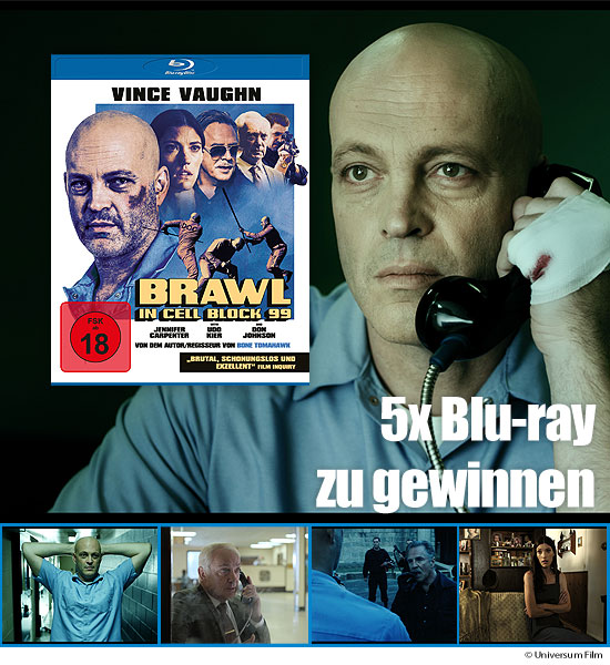 Verlosung: 5 Blu-rays Brawl in Cell Block 99