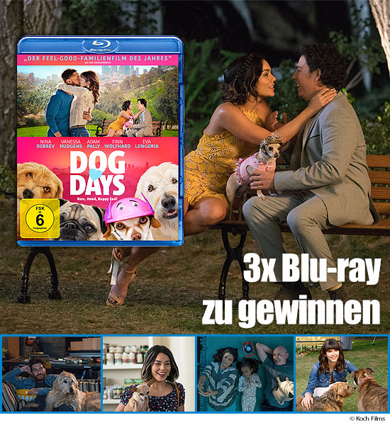 Verlosung: 3 Blu-rays DOG DAYS – HERZ, HUND, HAPPY END!