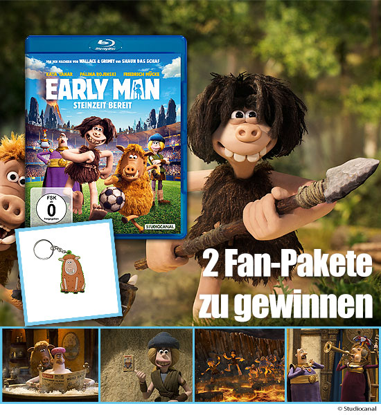 Verlosung: 2 Fanpakete zu EARLY MAN – STEINZEIT BEREIT