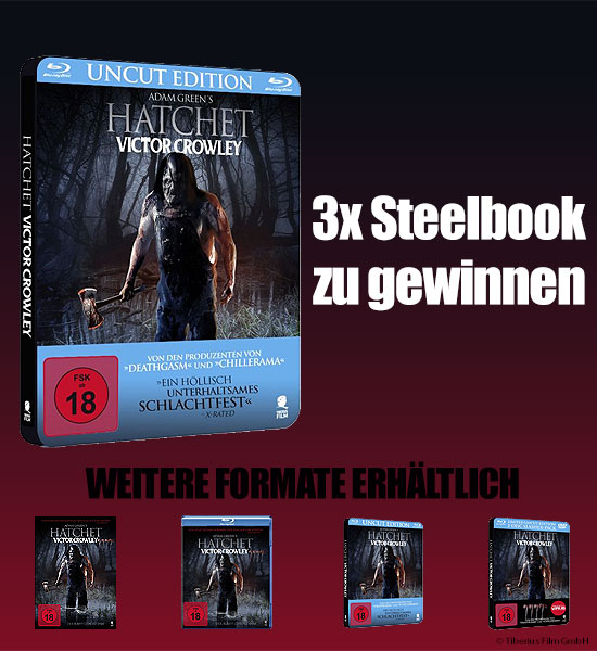 Verlosung: 3 Steelbooks Hatchet