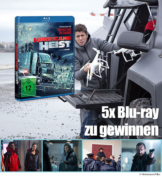 Verlosung: 5 Blu-rays The Hurrican Heist