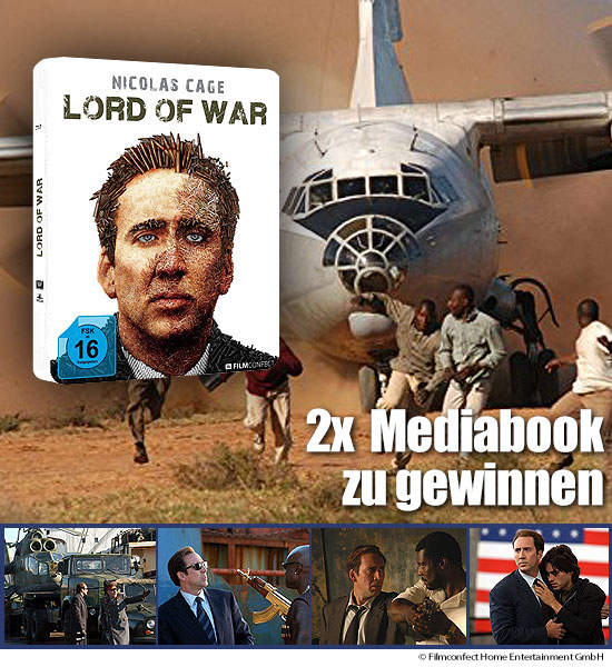 Verlosung: 2x Mediabooks Lord of War zu gewinnen