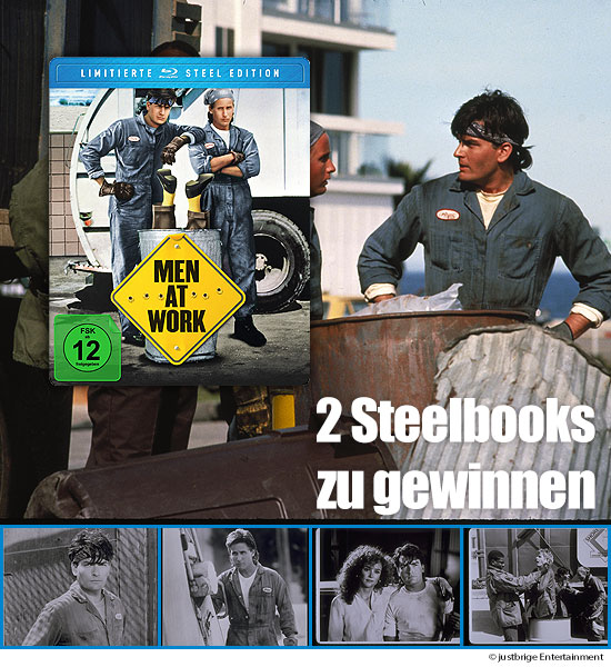 Verlosung: 2 Steelbooks Men at Work