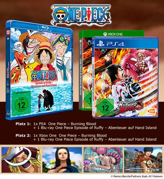 Verlosung: 2x One Piece-Pakete