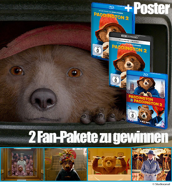 Verlosung: 3 Fanpakete zu Paddington 2