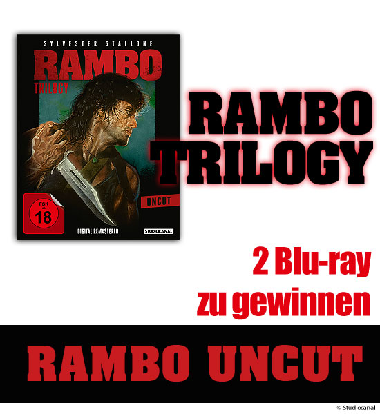 Verlosung: 2x RAMBO Trilogy auf Blu-ray