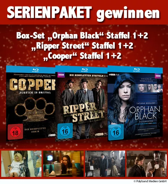Verlosung: 3x Serienpakete
