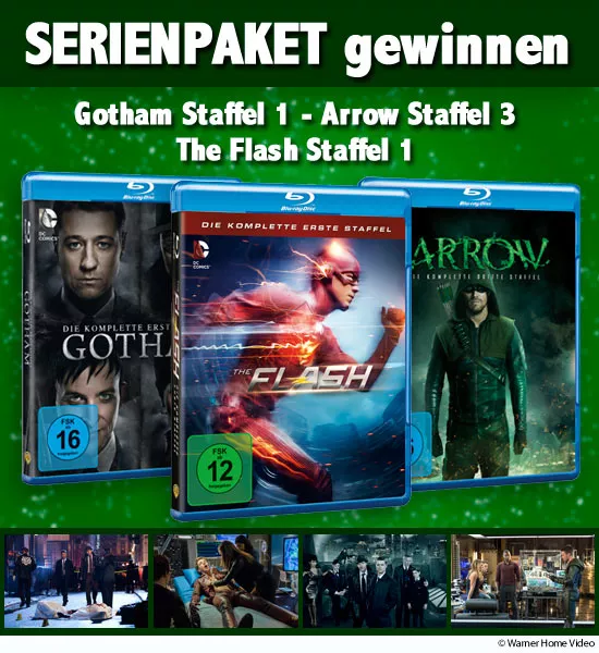 Verlosung: Warner Serienpaket