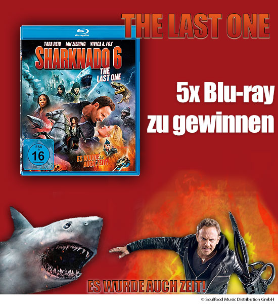 Verlosung: 5 Blu-rays Sharknado 6