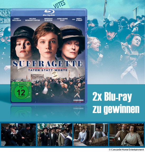 Verlosung: 2x Blu-ray Suffragatte - Taten statt Worte