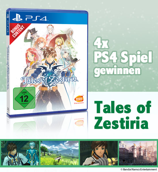 Verlosung: 4x PS4 Spiel Tales of Zestiria