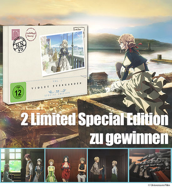 Verlosung: 2 Limited Special Edition Violet Evergarden Volume 1