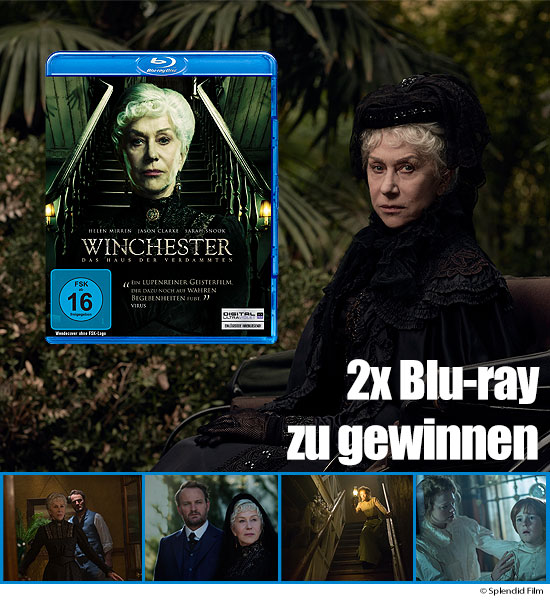 Verlosung: 2 Blu-rays  WINCHESTER - DAS HAUS DER VERDAMMTEN