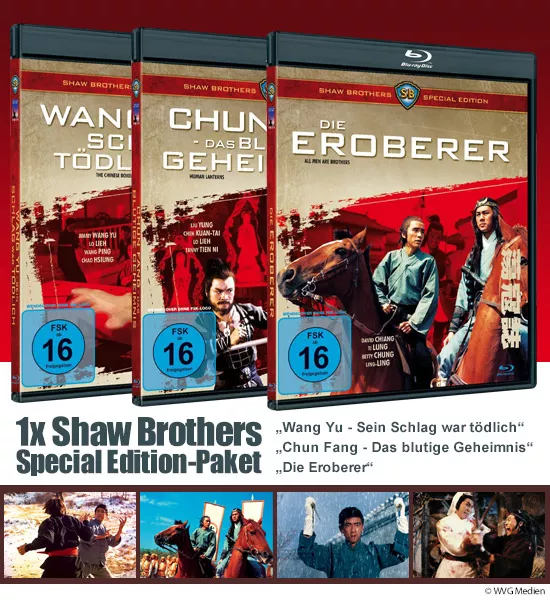 Verlosung: 1x Shaw Brothers Special Edition Fan-Paket