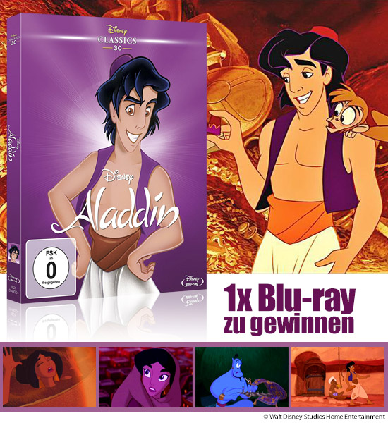 Verlosung: Blu-ray „Aladdin“ (Disney Classics Collection)