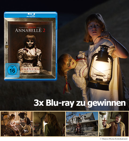 Verlosung: 3 Blu-rays Annabelle 2
