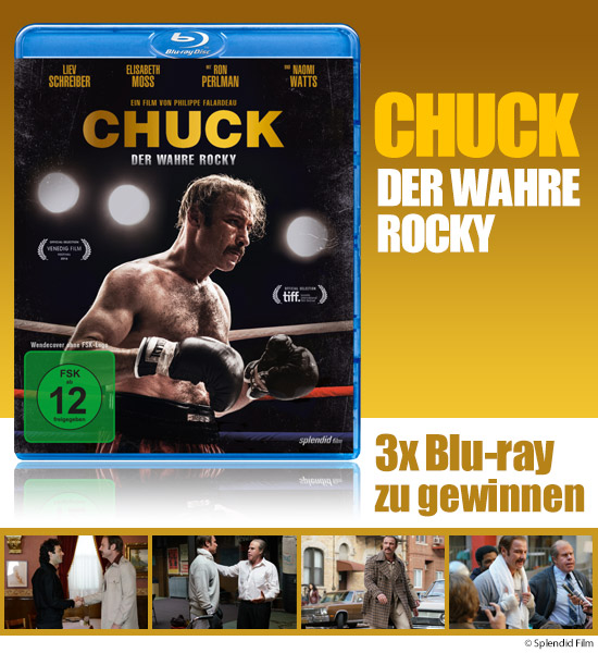 Verlosung: 3 Blu-rays „Chuck - Der wahre Rocky“
