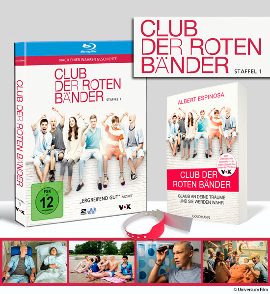 Verlosung: 3x Blu-ray Club der roten Bänder - Staffel 1 plus Bestseller-Romanvorlage