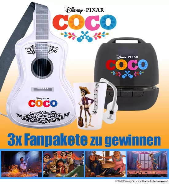 Verlosung: 3x Fanpakete zum Kinostart von Disney•Pixars COCO