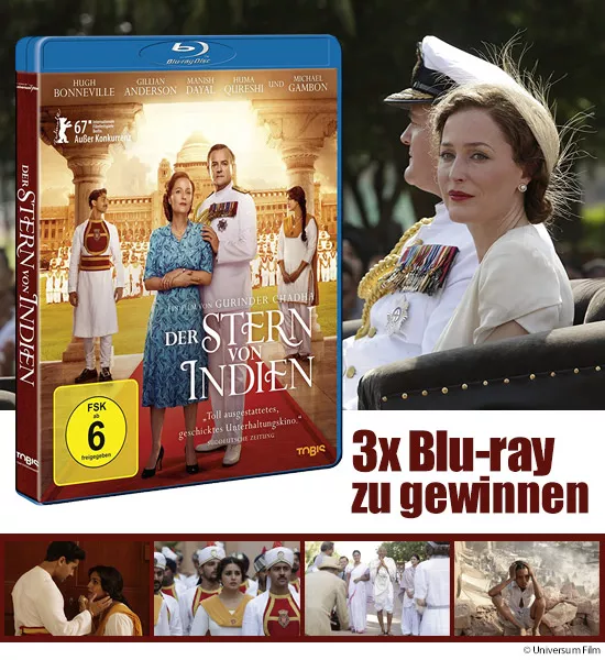 Verlosung: 3x Blu-ray „Der Stern von Indien“