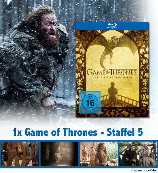 Verlosung: 1x Game of Thrones - Staffel 5