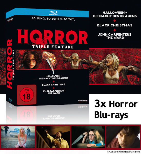 Verlosung: 3x Horror Triple Feature Box