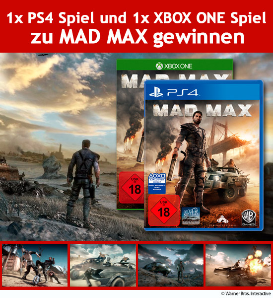 Verlosung: MAD MAX Spiele 
