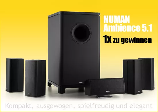 Verlosung: 1x NUMAN Ambience 5.1