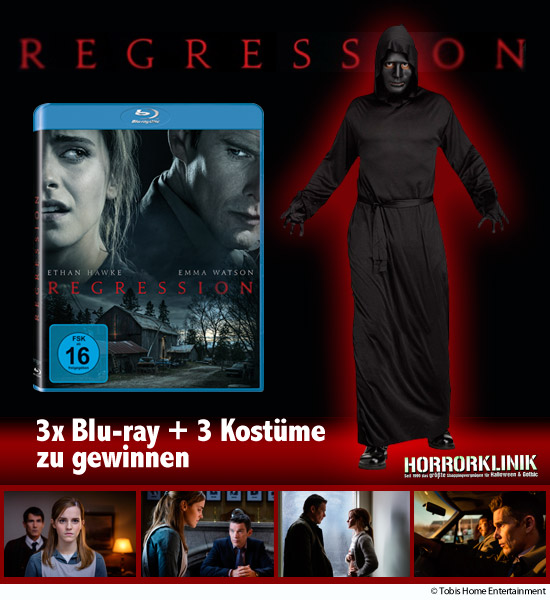 Verlosung: 3x Blu-ray Regression + Kostüme