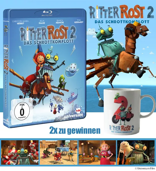 Verlosung: 2x „Ritter Rost 2“ Fanpakete
