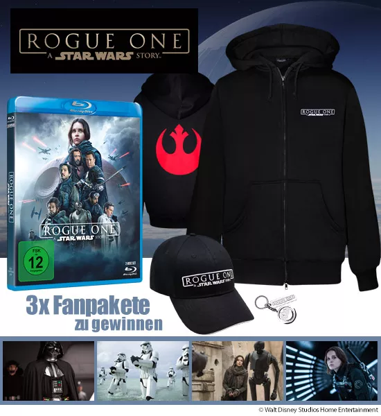 Verlosung: 3x ROGUE ONE: A STAR WARS STORY- Fanpakete